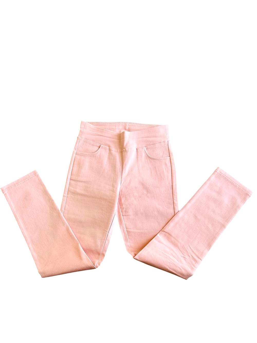 Women’s Pink Pull On Stretch Pants XS High Rise Skinny
